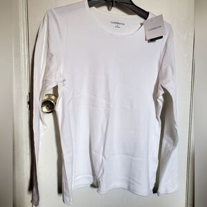 NWT white long sleeve